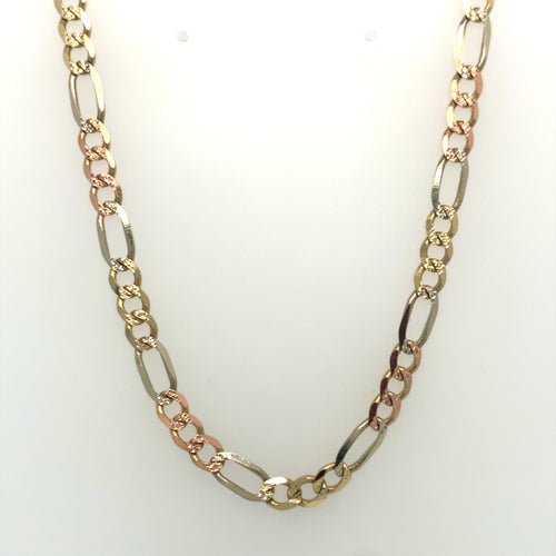 10k Gold Figaro Link Chain